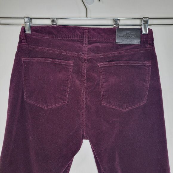 LRL RALPH LAUREN Purple Corduroy Size 10 Classic Straight Narrow Wale - Picture 6 of 11